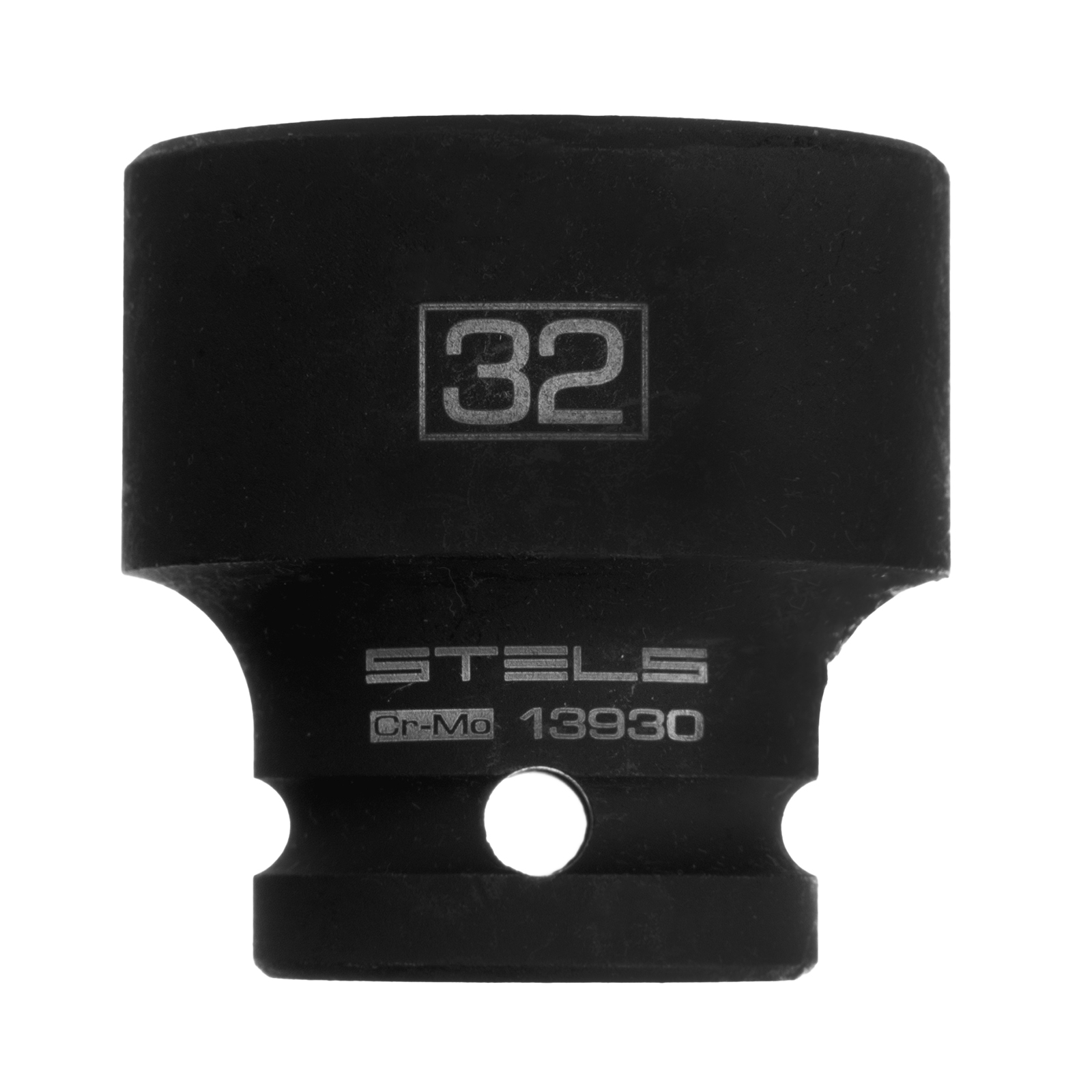 Головка ударная шестигранная, 32 мм, 1/2, CrMo Stels