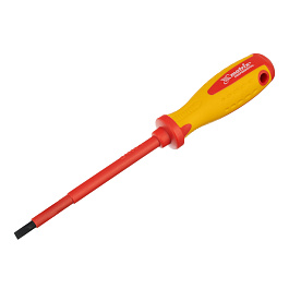 Отвертка Insulated до 1000 В, SL5,5x125 мм, CrMo, 2к рукоятка// Matrix