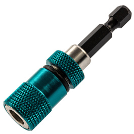 Адаптер для бит с ограничителем и двойным магнитом, 1/4"// Gross
