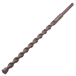 Бур по бетону, двойная спираль, Cobalt W-tip, 16x310 мм, SDS PLUS// Denzel