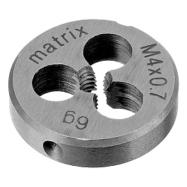 Плашка М4 х 0,7 мм, HSS// Matrix