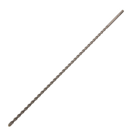 Бур по бетону, двойная спираль, Cobalt W-tip, 12x600 мм, SDS PLUS// Denzel