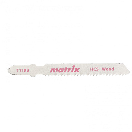 Полотна для электролобзика  по дереву, 3 шт.T119B, 50 x 2 мм, HCS// Matrix