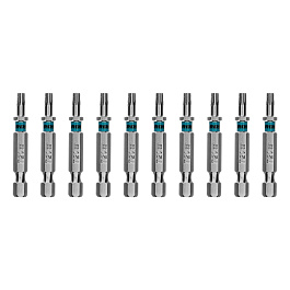 Бита Torx 20х50мм, сталь S2, шестигр., 10 шт.// Gross