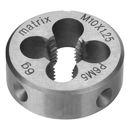 Плашка М10 х 1,25 мм, HSS// Matrix