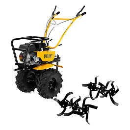 Мотоблок DPT-670S-PRO, 7 л.с., ремен.сцеп, фрез 3х4, ШОМ, передачи 6В/2Н// Denzel