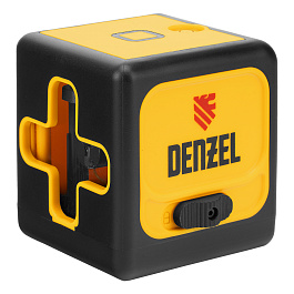 Лазерный уровень DQB, 30 м, зеленый луч, батарейки, сумка// Denzel