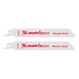 Полотна по металлу для сабельной пилы S922EF 125 / 1,4 мм, Bimetal, 2 шт., PRO// Matrix