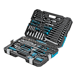 Набор инструментов, 1/4", 1/2", CrV, 120 зубьев, 115 предметов// Gross