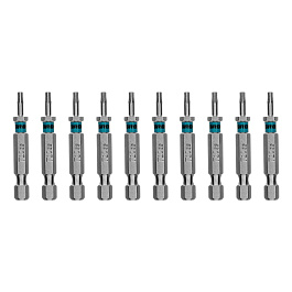 Бита Torx 10х50мм, сталь S2, шестигр., 10 шт.// Gross