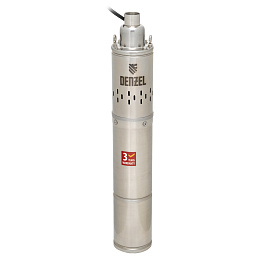 Скважинный насос DWS-4-100, винтовой, диаметр 4", 800 Вт, 1700 л/ч, напор 100 м// Denzel