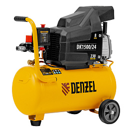 Компрессор воздушный DK1500/24,Х-PRO 1,5 кВт, 230 л/мин, 24 л// Denzel