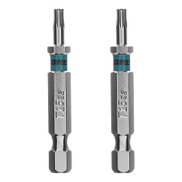 Бита Torx 15х50мм, сталь S2, шестигр., 2 шт.// Gross