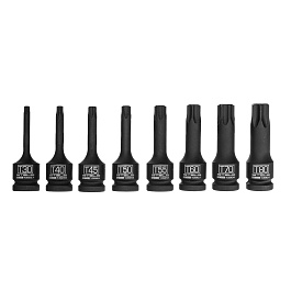 Набор ударных торцевых головок TORX 1/2"  в кейсе 8 шт.// Stels