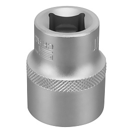 Головка торцевая, 22 мм, 6-гранная, CrV, под квадрат 1/2",// Stels