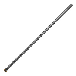 Бур по бетону, двойная спираль, Cobalt W-tip, 10x310 мм, SDS PLUS// Denzel