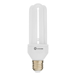 Лампа компактная люминесцентная, U-образная, 20W, 2700K, E27, 8000ч.// Stern