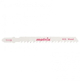 Полотна для электролобзика  по дереву, 3 шт.T111D, 75 x 4 мм, HCS// Matrix