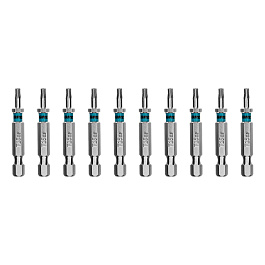 Бита Torx 15х50мм, сталь S2, шестигр., 10 шт.// Gross