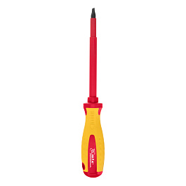 Отвертка Insulated до 1000 В, SL8,0x150 мм, CrMo, 2к рукоятка// Matrix