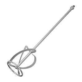 Насадка для миксера, для тяжелых растворов,120 х 590 мм, оцинкованная,хвостовик резьба М14// Сибртех