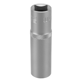 Головка торцевая удлиненная, 15 мм, 6-гранная, CrV, под квадрат 1/2",// Stels