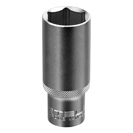 Головка торцевая удлиненная, 24 мм, 6-гранная, CrV, под квадрат 1/2"// Stels