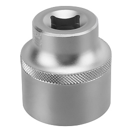 Головка торцевая, 32 мм, 6-гранная, CrV, под квадрат 1/2",// Stels