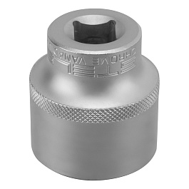 Головка торцевая, 32 мм, 12-гранная, CrV, 1/2", хромированная// Stels
