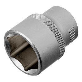 Головка торцевая, 23 мм, 6-гранная, CrV, под квадрат 1/2",// Stels